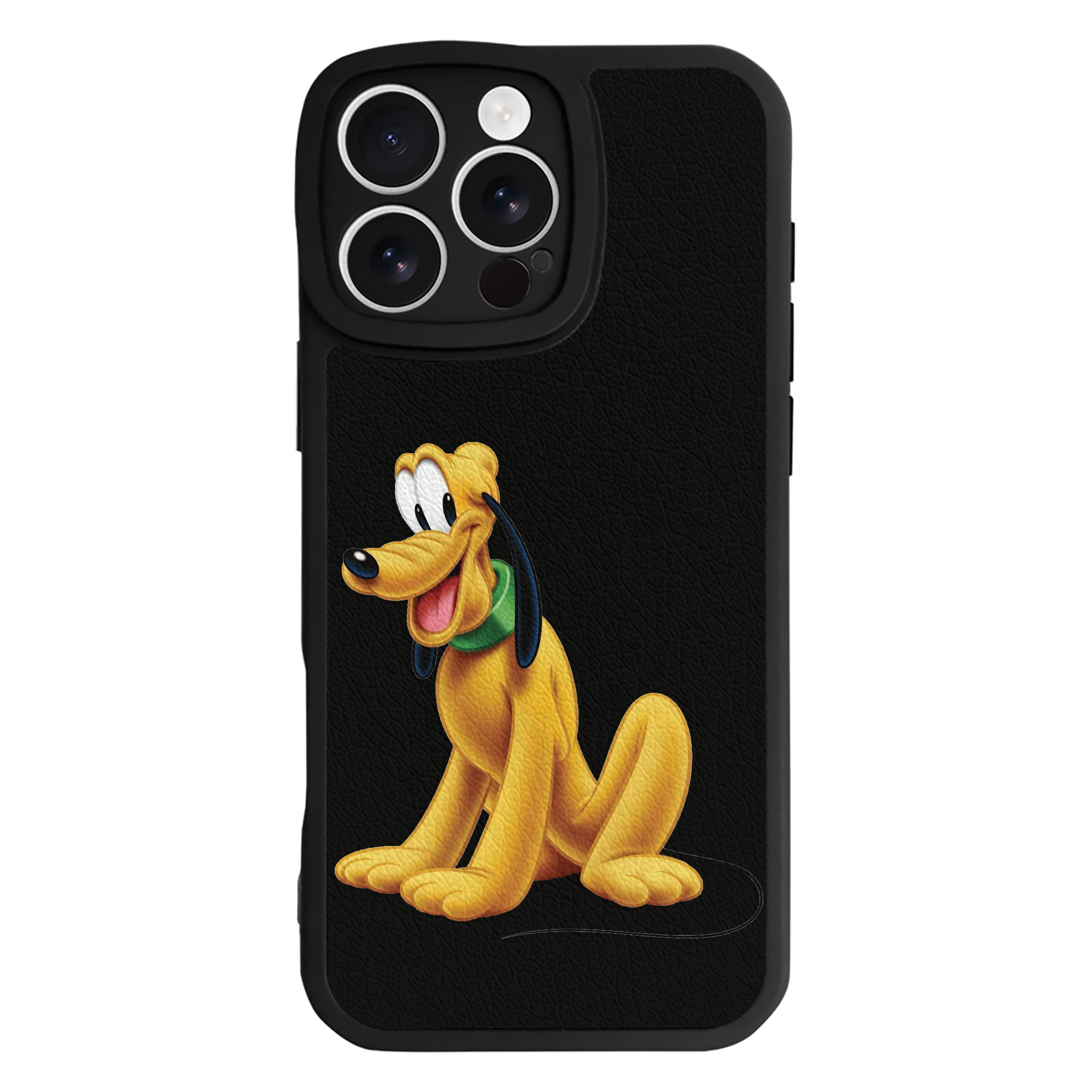 （画像用） ミッキーマウス Mickey Mouse 【iPhone 16シリーズ対応】シリコンスマホケース（レザー調） 材質：シリコン